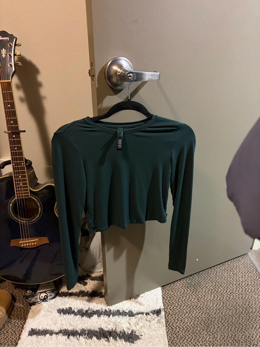 Skims sleep collection cropped long sleeve